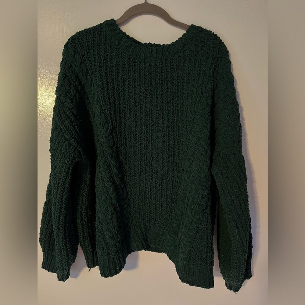Pol comfy sweater — spruce color — GUC
